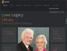 Tablet Screenshot of lowelegacy.com